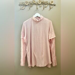 NWT Free People Light Pink Blouse